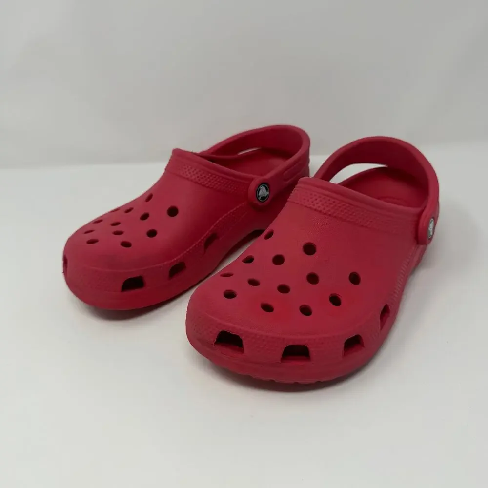 Crocs Classic Clogs Kids J5 Red Crimson